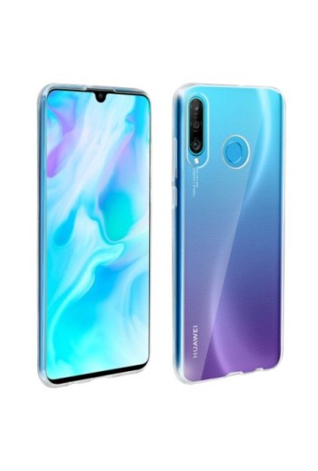 Cover protettiva in Silicone Gel Flessibile e Resistente - Trasparente per Huawei P30 Lite