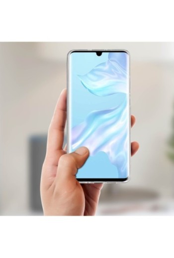 Cover protettiva in Silicone Gel Flessibile e Resistente - Trasparente per Huawei P30 Pro