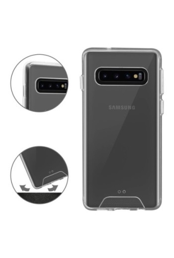 Cover rigida contorno Bumper collezione Crystal - Ultra-trasparente per Samsung Galaxy S10 Plus