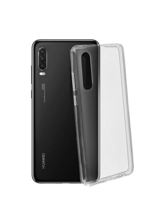 Cover protettiva in Silicone Gel Flessibile e Resistente - Trasparente per Huawei P30