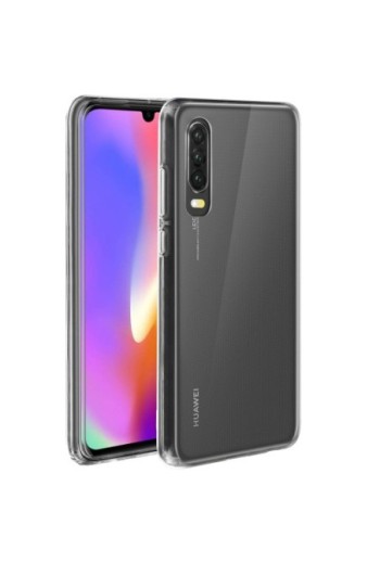 Cover protettiva in Silicone Gel Flessibile e Resistente - Trasparente per Huawei P30