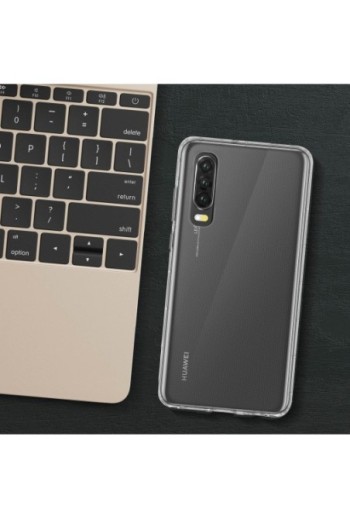 Cover protettiva in Silicone Gel Flessibile e Resistente - Trasparente per Huawei P30