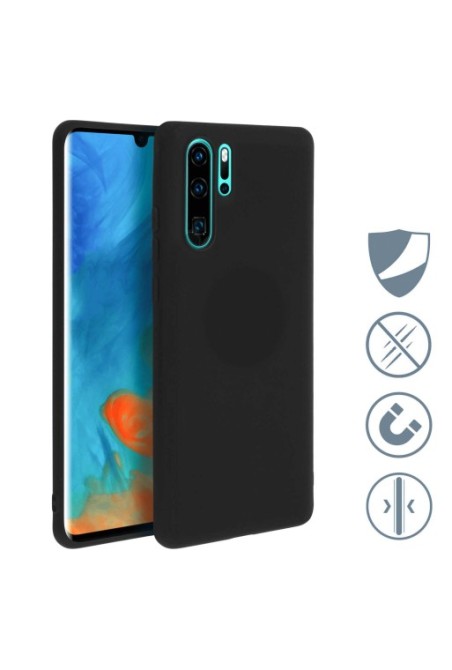 Cover Magnetica e Morbida Soft touch - Nero per Huawei P30 Pro