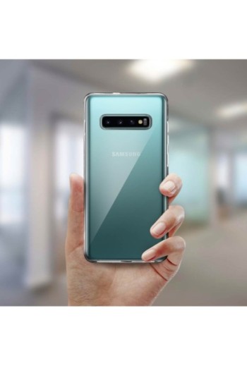 Cover protettiva Integrale Fronte / Retro Rigido - Trasparente per Samsung Galaxy S10 Plus