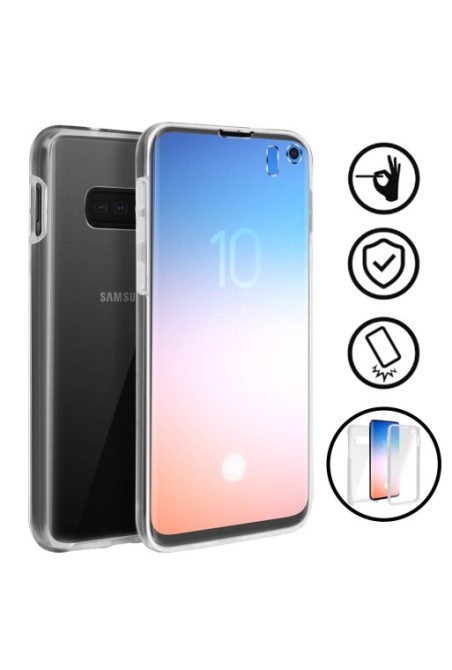Cover protettiva Integrale Fronte / Retro Rigido - Trasparente per Samsung Galaxy S10e