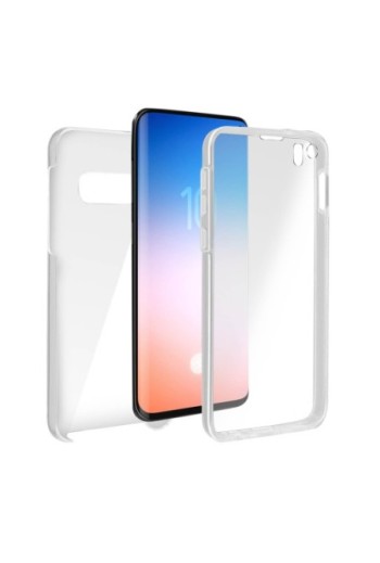 Cover protettiva Integrale Fronte / Retro Rigido - Trasparente per Samsung Galaxy S10e