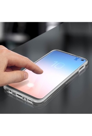 Cover protettiva Integrale Fronte / Retro Rigido - Trasparente per Samsung Galaxy S10e
