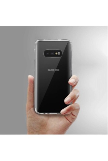 Cover protettiva Integrale Fronte / Retro Rigido - Trasparente per Samsung Galaxy S10e