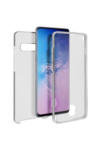 Cover protettiva Integrale Fronte / Retro Rigido - Trasparente per Samsung Galaxy S10