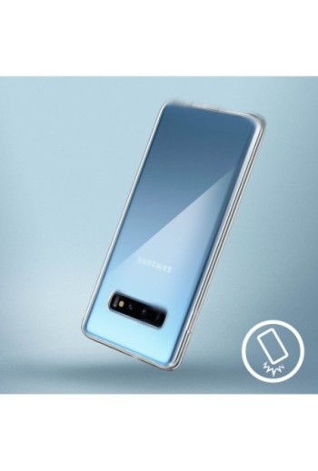 Cover protettiva Integrale Fronte / Retro Rigido - Trasparente per Samsung Galaxy S10