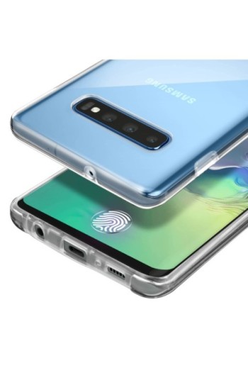 Cover protettiva Integrale Fronte / Retro Rigido - Trasparente per Samsung Galaxy S10