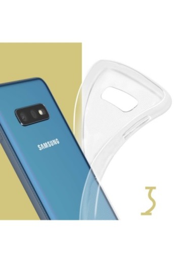 Cover protettiva in Silicone Gel Flessibile e Resistente - Trasparente per Samsung Galaxy S10e