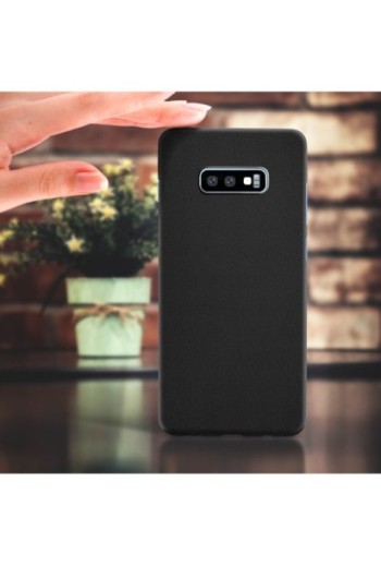 Cover protettiva in Silicone Gel Flessibile e Resistente - Nero per Samsung Galaxy S10e
