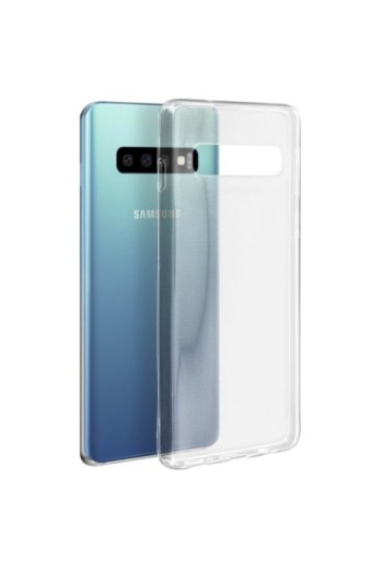 Cover protettiva in Silicone Gel Flessibile e Resistente - Trasparente per Samsung Galaxy S10