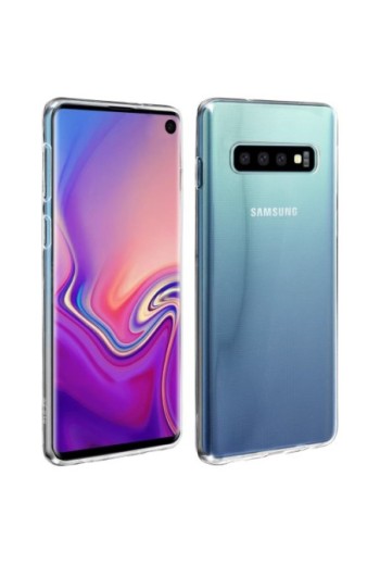 Cover protettiva in Silicone Gel Flessibile e Resistente - Trasparente per Samsung Galaxy S10