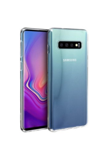 Cover protettiva in Silicone Gel Flessibile e Resistente - Trasparente per Samsung Galaxy S10