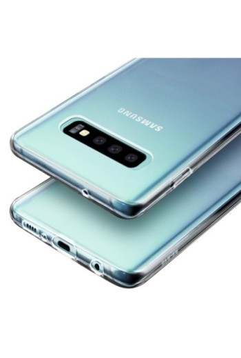 Cover protettiva in Silicone Gel Flessibile e Resistente - Trasparente per Samsung Galaxy S10