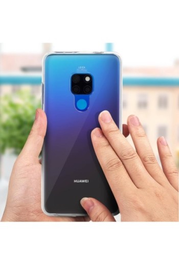 Cover Integrale Fronte morbido + retro rigido Collezione 360° - Trasparente per Huawei Mate 20