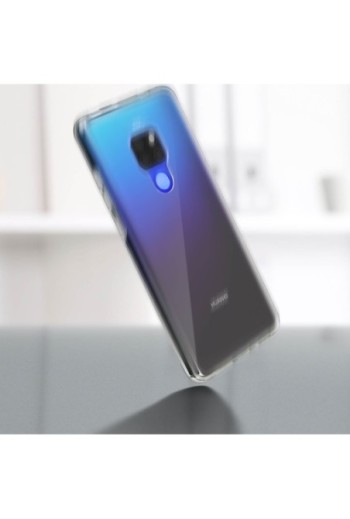 Cover Integrale Fronte morbido + retro rigido Collezione 360° - Trasparente per Huawei Mate 20