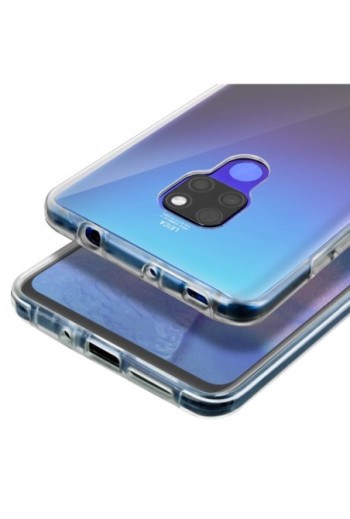 Cover Integrale Fronte morbido + retro rigido Collezione 360° - Trasparente per Huawei Mate 20