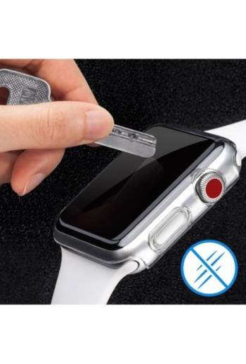 Cover salvadisplay in silicone per Apple Watch 44mm (serie da 1 a 7)