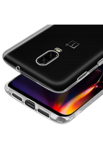 Protezione integrale 360°: Cover morbida trasparente + Pellicola vetro temperato per OnePlus 6T