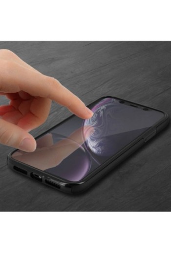Cover Protettiva Integrale Fronte / Retro Nero per Apple iPhone XR
