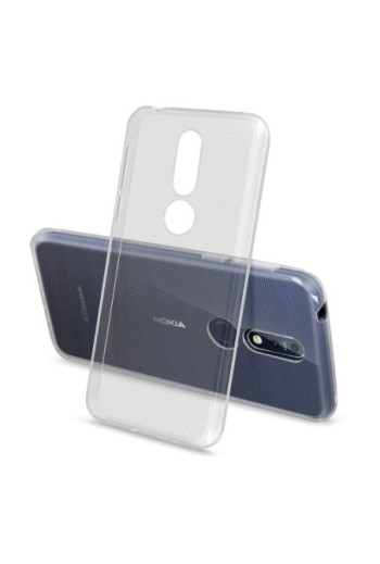 Cover protettiva in Silicone Gel Flessibile e Resistente – trasparente per Nokia 7.1