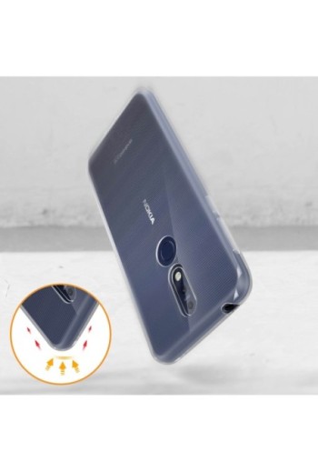 Cover protettiva in Silicone Gel Flessibile e Resistente – trasparente per Nokia 7.1