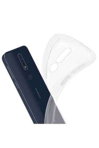 Cover protettiva in Silicone Gel Flessibile e Resistente – trasparente per Nokia 7.1