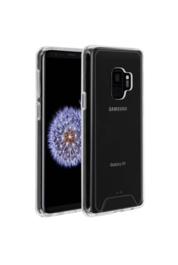 Cover rigida contorno Bumper collezione Crystal - Ultra-trasparente per Samsung Galaxy S9