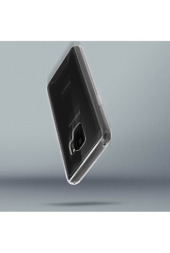 Cover rigida contorno Bumper collezione Crystal - Ultra-trasparente per Samsung Galaxy S9