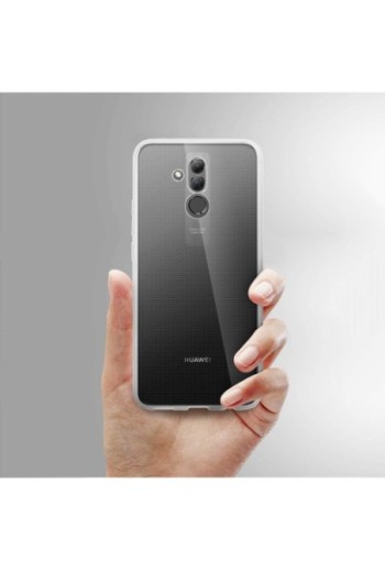 Protezione integrale 360°: Cover morbida trasparente + Pellicola vetro temperato per Huawei Mate 20 lite