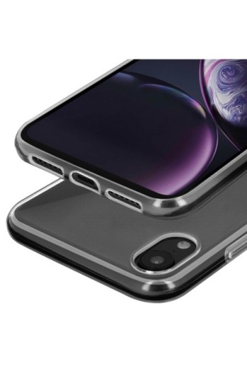 Protezione integrale 360°: Cover morbida trasparente + Pellicola vetro temperato per Apple iPhone XR