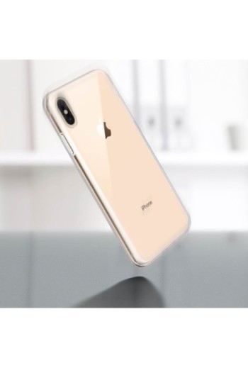 Cover Integrale fronte morbido + retro rigido Collezione 360° - Trasparente per Apple iPhone XS Max