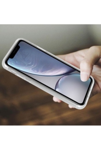 Cover rigida contorno Bumper collezione Crystal - Ultra-trasparente per Apple iPhone XR