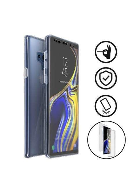 Cover Protettiva Integrale Fronte / Retro Trasparente per Samsung Galaxy Note 9