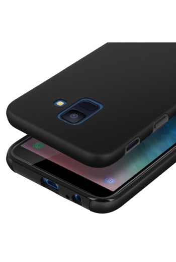 Cover Protettiva Integrale Fronte / Retro Nero per Samsung Galaxy A6