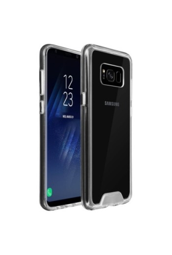 Cover rigida contorno Bumper collezione Crystal - Ultra-trasparente per Samsung Galaxy S8 Plus