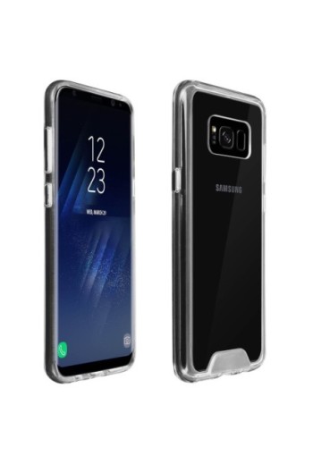 Cover rigida contorno Bumper collezione Crystal - Ultra-trasparente per Samsung Galaxy S8 Plus