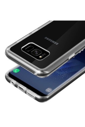 Cover rigida contorno Bumper collezione Crystal - Ultra-trasparente per Samsung Galaxy S8 Plus