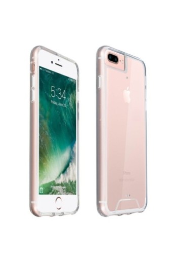 Cover rigida contorno Bumper collezione Crystal - Ultra-trasparente per iPhone 6 Plus / 6S Plus / 7 Plus / 8 Plus