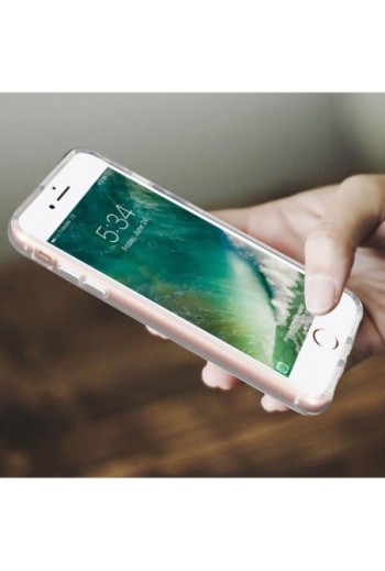 Cover rigida contorno Bumper collezione Crystal - Ultra-trasparente per iPhone 6 Plus / 6S Plus / 7 Plus / 8 Plus