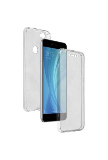 Cover Silicone Fronte-Retro Ultra Trasparente 100% Touch per Xiaomi Redmi Note 5A