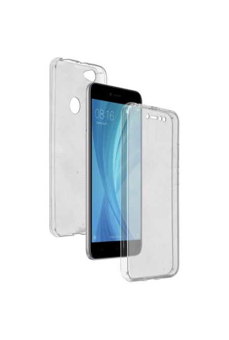 Cover Silicone Fronte-Retro Ultra Trasparente 100% Touch per Xiaomi Redmi Note 5A
