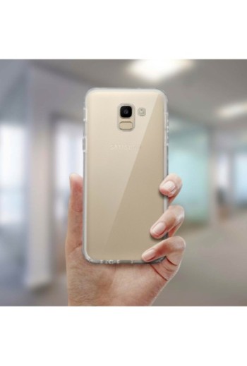 Cover Protettiva Integrale Fronte / Retro Trasparente per Samsung Galaxy J6