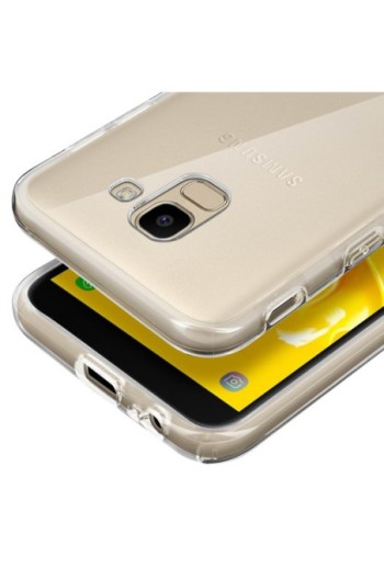 Cover Protettiva Integrale Fronte / Retro Trasparente per Samsung Galaxy J6