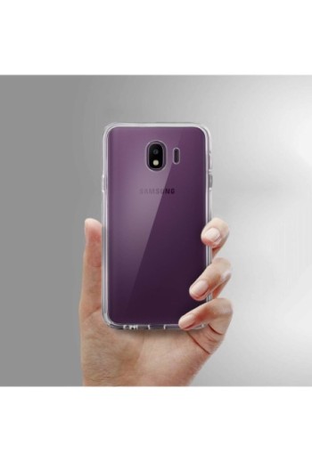 Cover Protettiva Integrale Fronte / Retro Trasparente per Samsung Galaxy J4