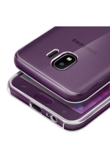 Cover Protettiva Integrale Fronte / Retro Trasparente per Samsung Galaxy J4