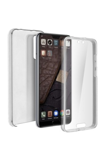 Cover Protettiva Integrale Fronte / Retro trasparente per Huawei P20 Pro